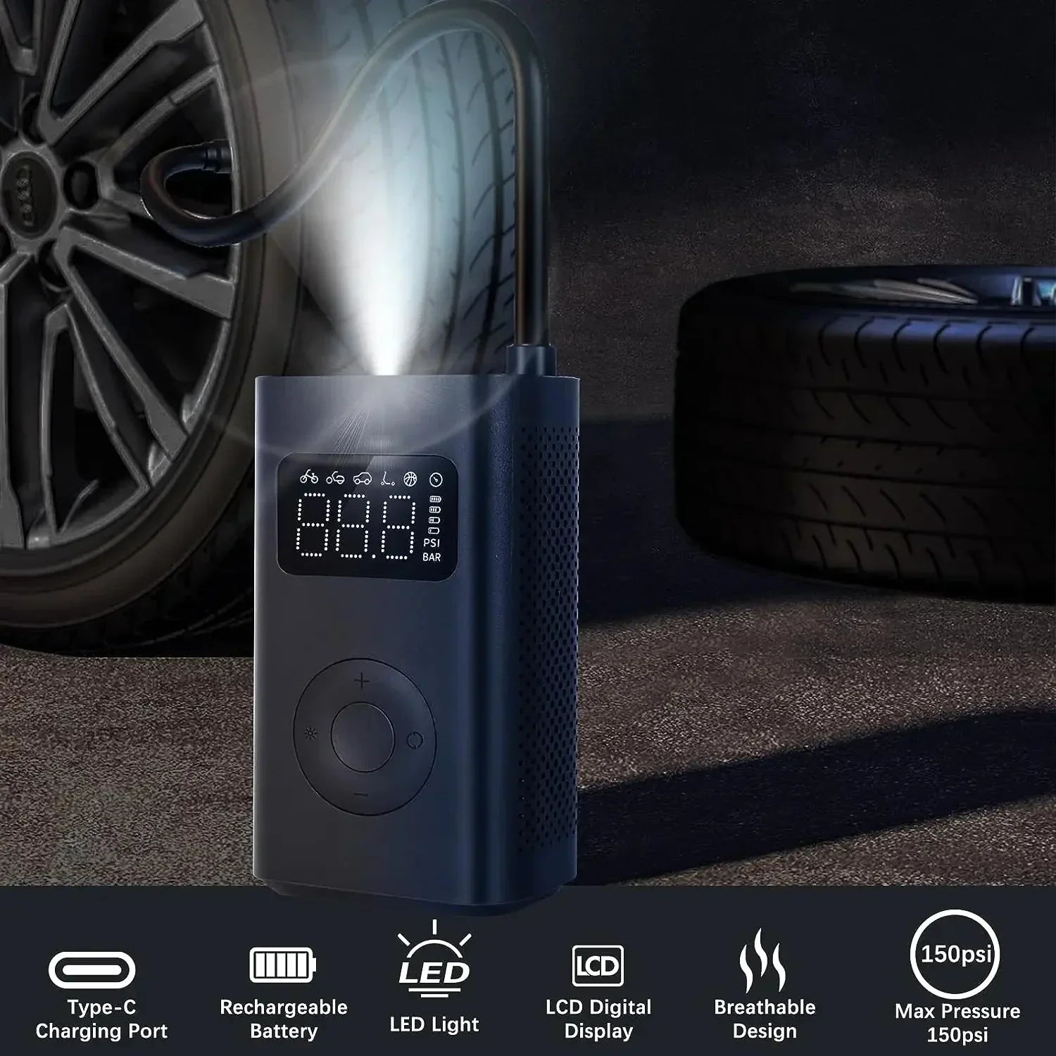 Compresor Pro Inteligente 150 PSI